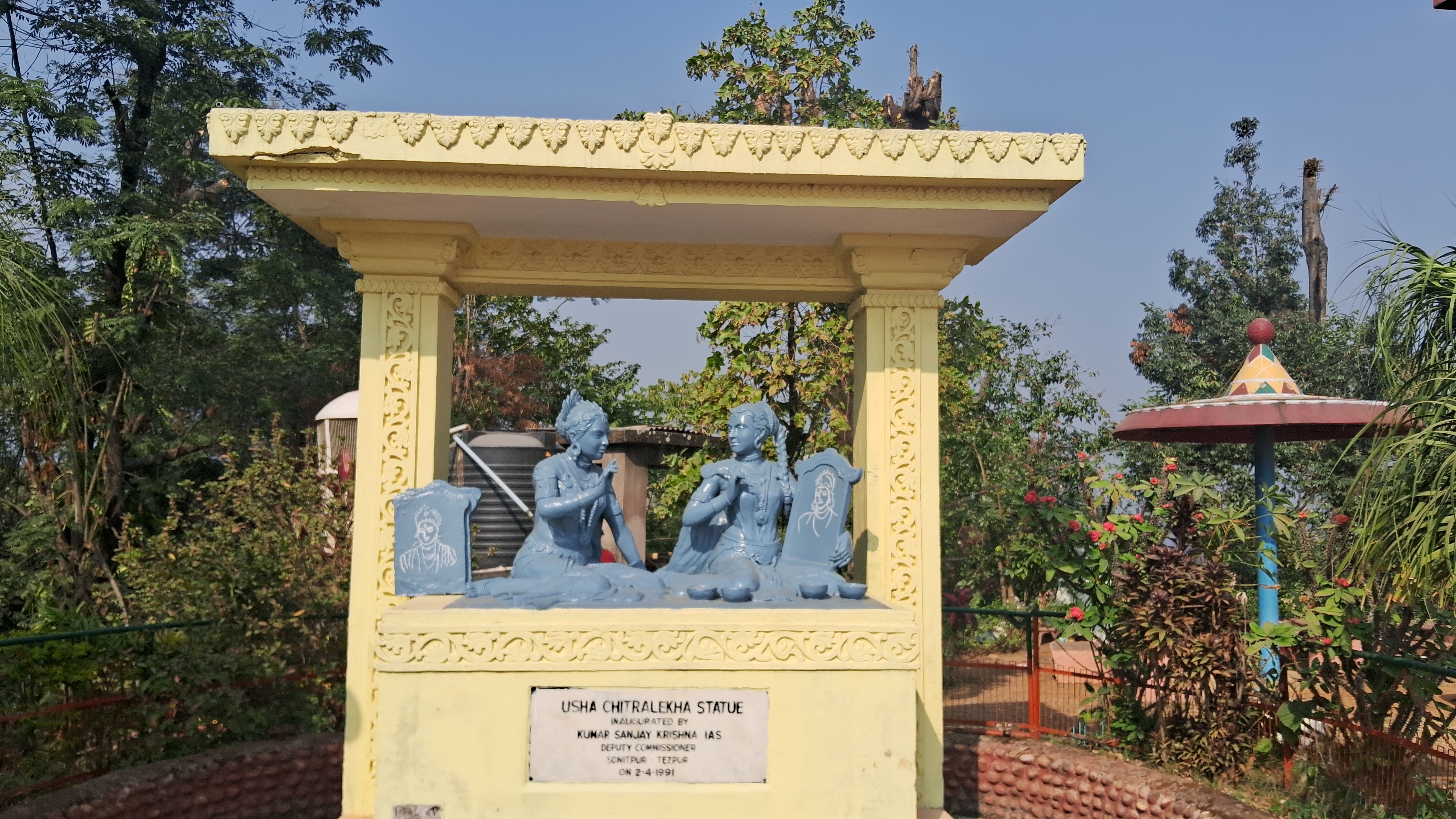 At the beginning of the new year, the flow of tourists in Tezpur city's tourism sector