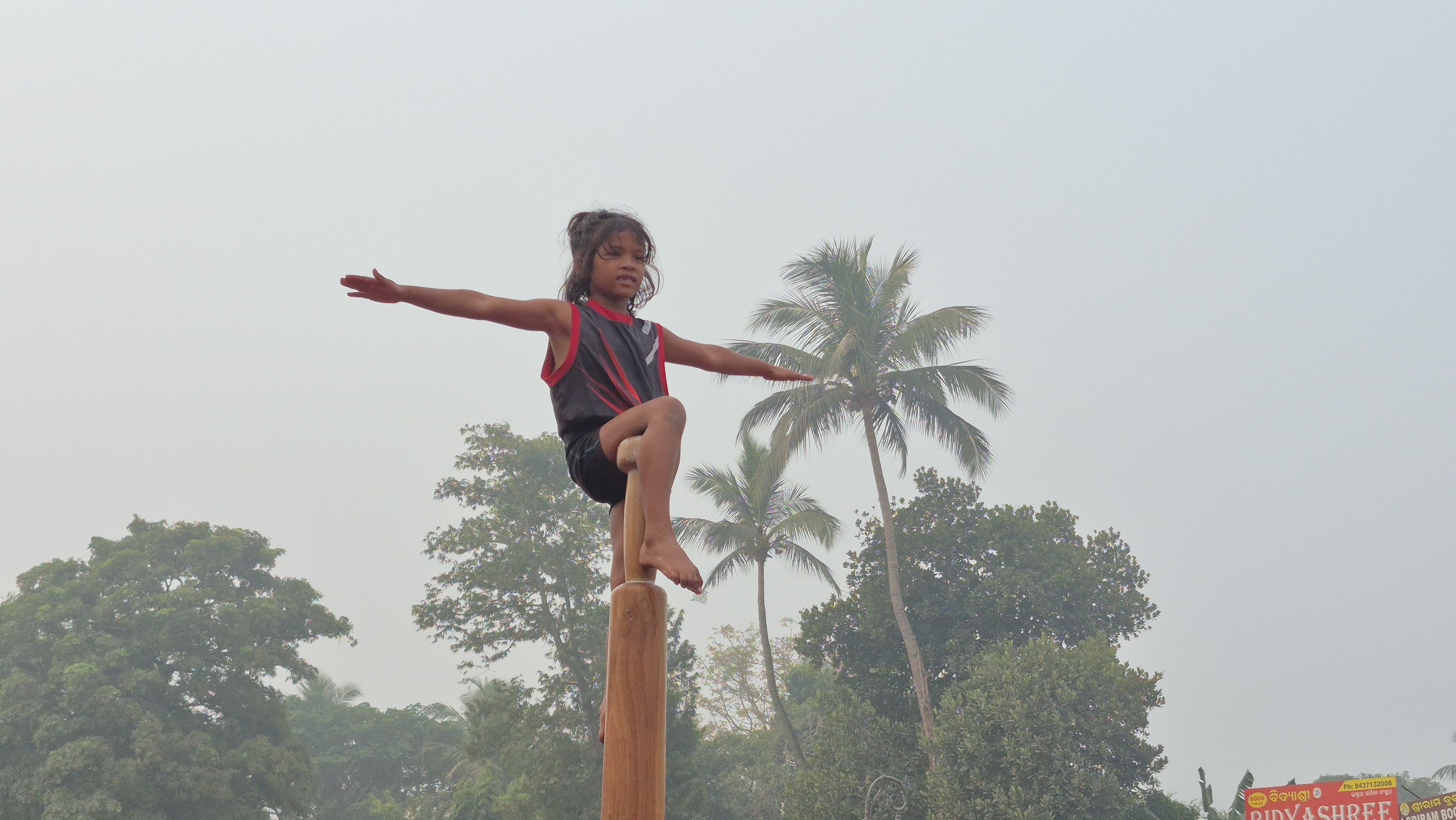 Childs balance in Malkhamb