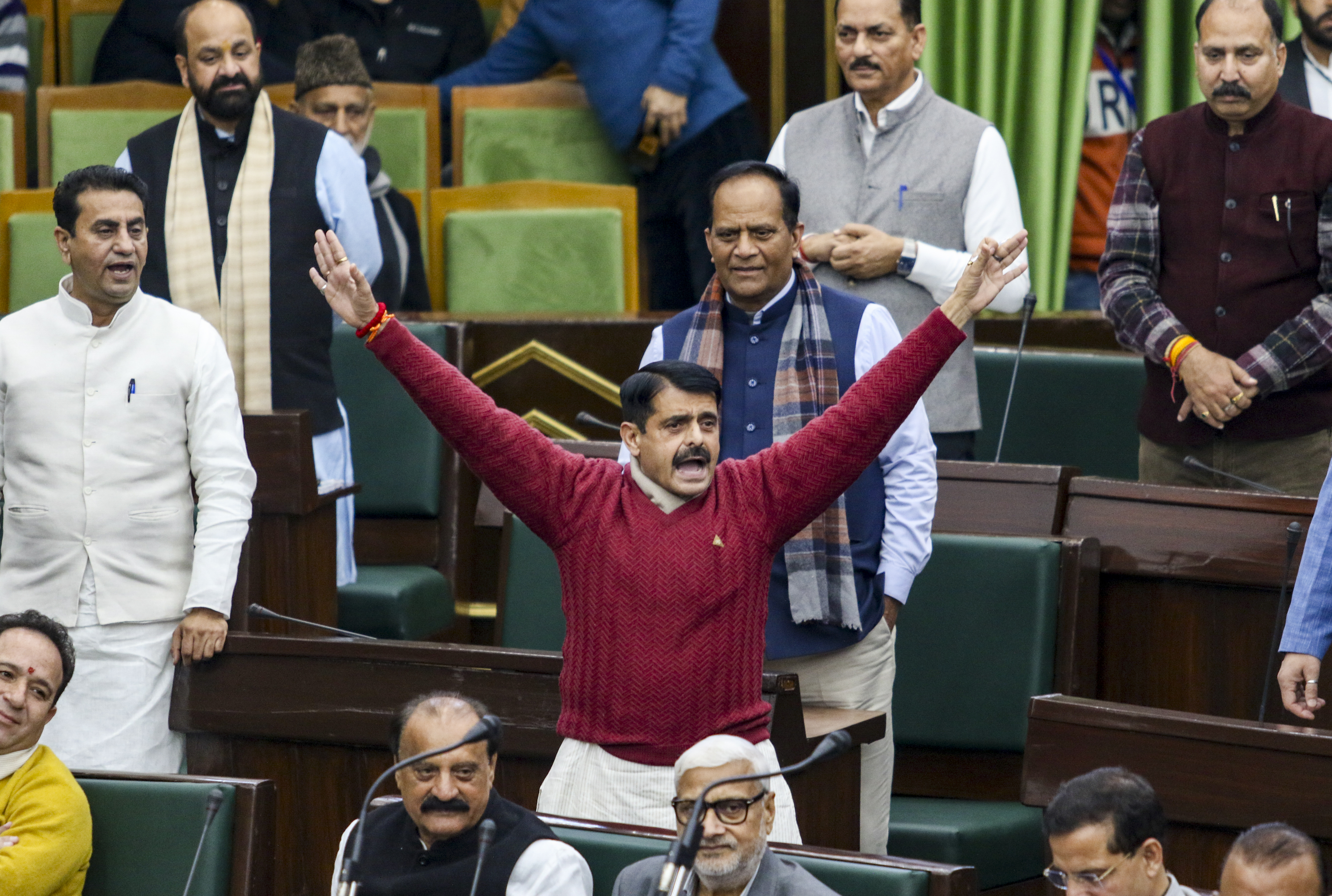Jammu Kashmir Assembly Witnesses Uproar Over BJP Leader's Remarks On Pir Panjal Region