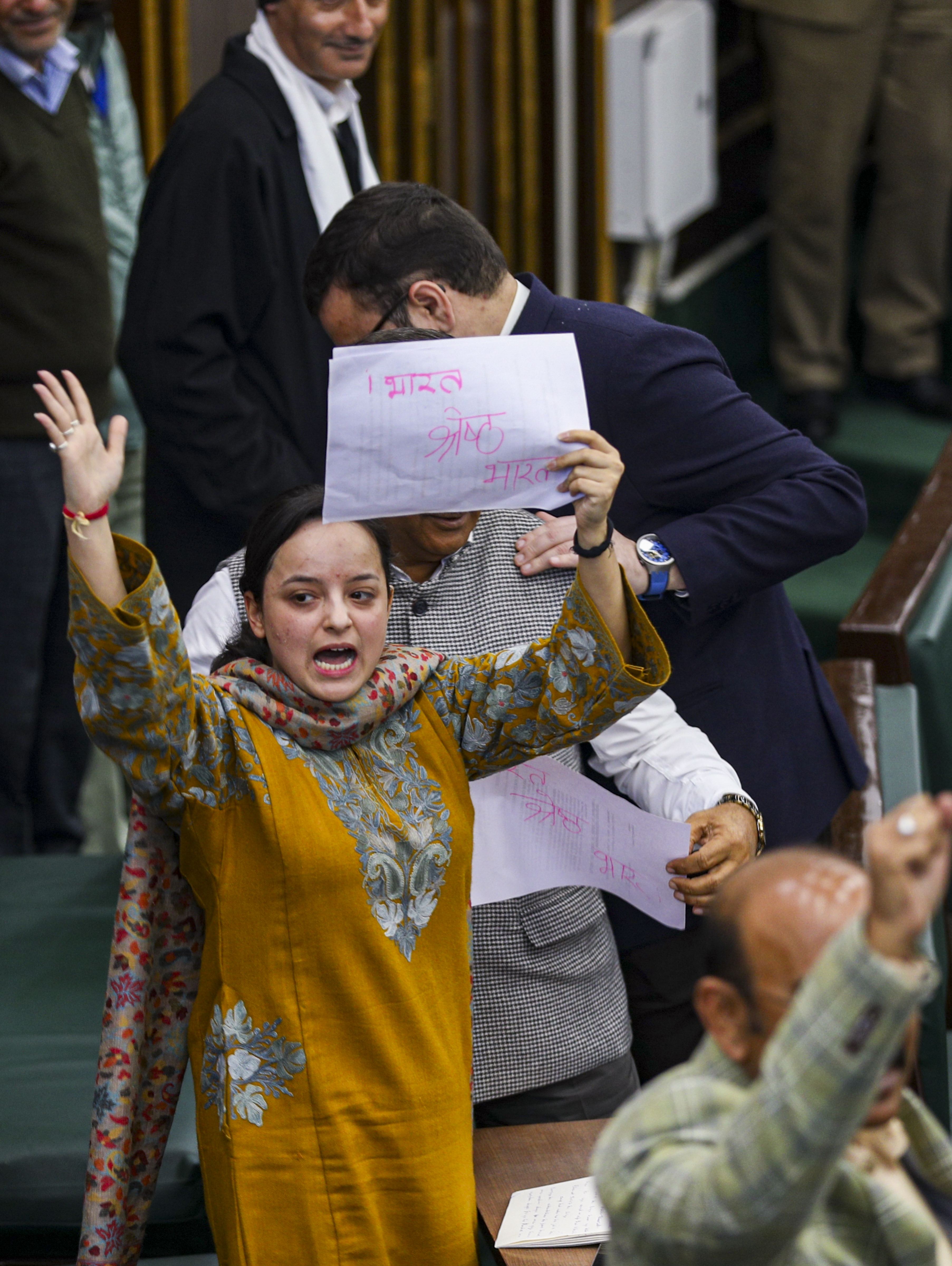 Jammu Kashmir Assembly Witness Uproar Over BJP Leader's Remarks On Pir Panjal Region