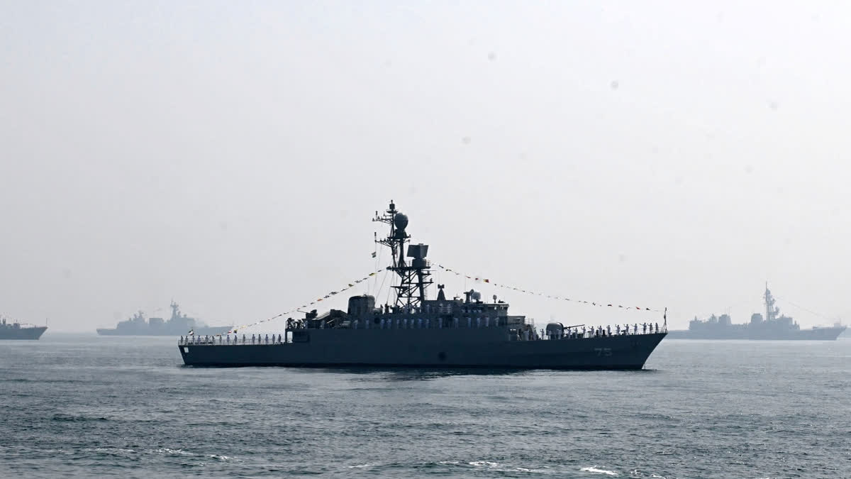 File photo of Iranian Frigate IRIS Dena that was sunk by an American submarine near Sri Lanka.