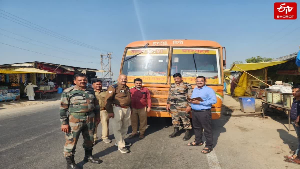 फर्रुखाबाद में 3 डग्गामार बसें सीज.