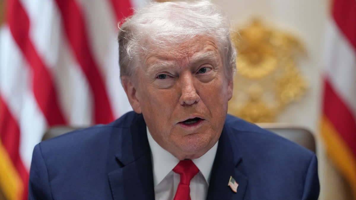 અમેરિકાના રાષ્ટ્રપતિ ડોનાલ્ડ ટ્રમ્પ