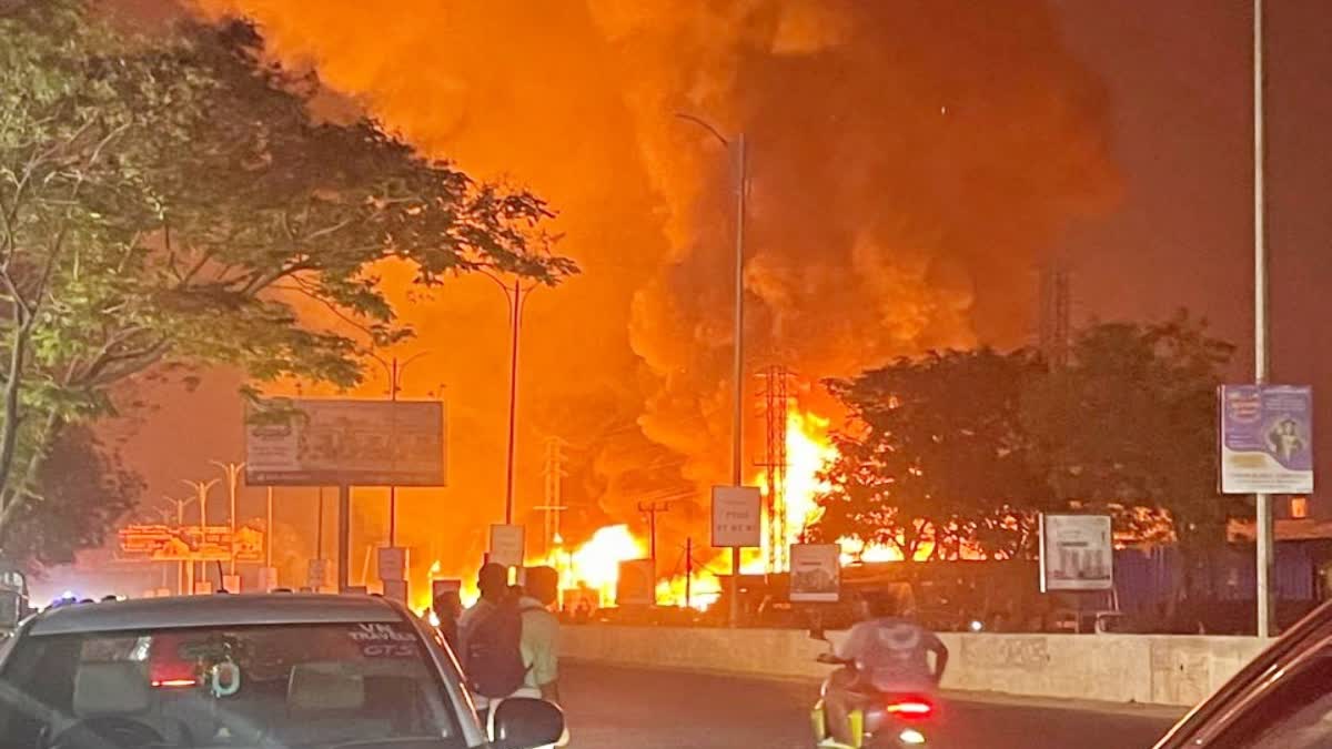 Massive Fire Accident In Bachupally