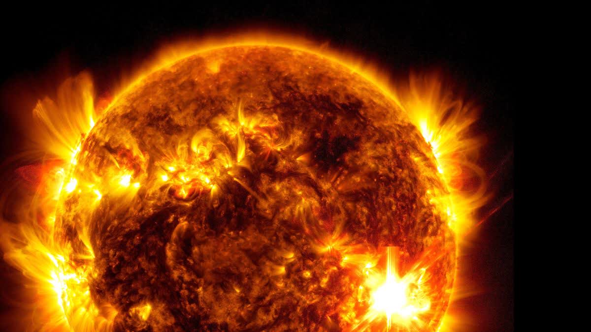 NASA’s Solar Dynamics Observatory (SDO) captured this image of an X5.8 solar flare