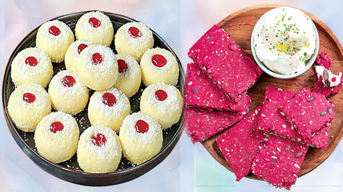 Coconut Kova and Beetroot