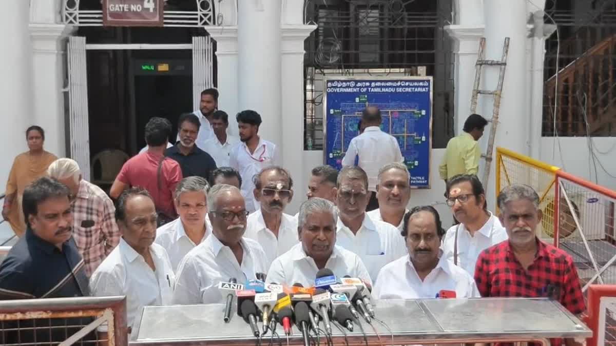 தமிழ்நாடு கோயில்  மனையில் குடியிருப்போர் சங்க மாநில செயலாளர் பெரியசாமி