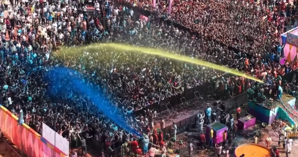 રંગોત્સવની ઉજવણી