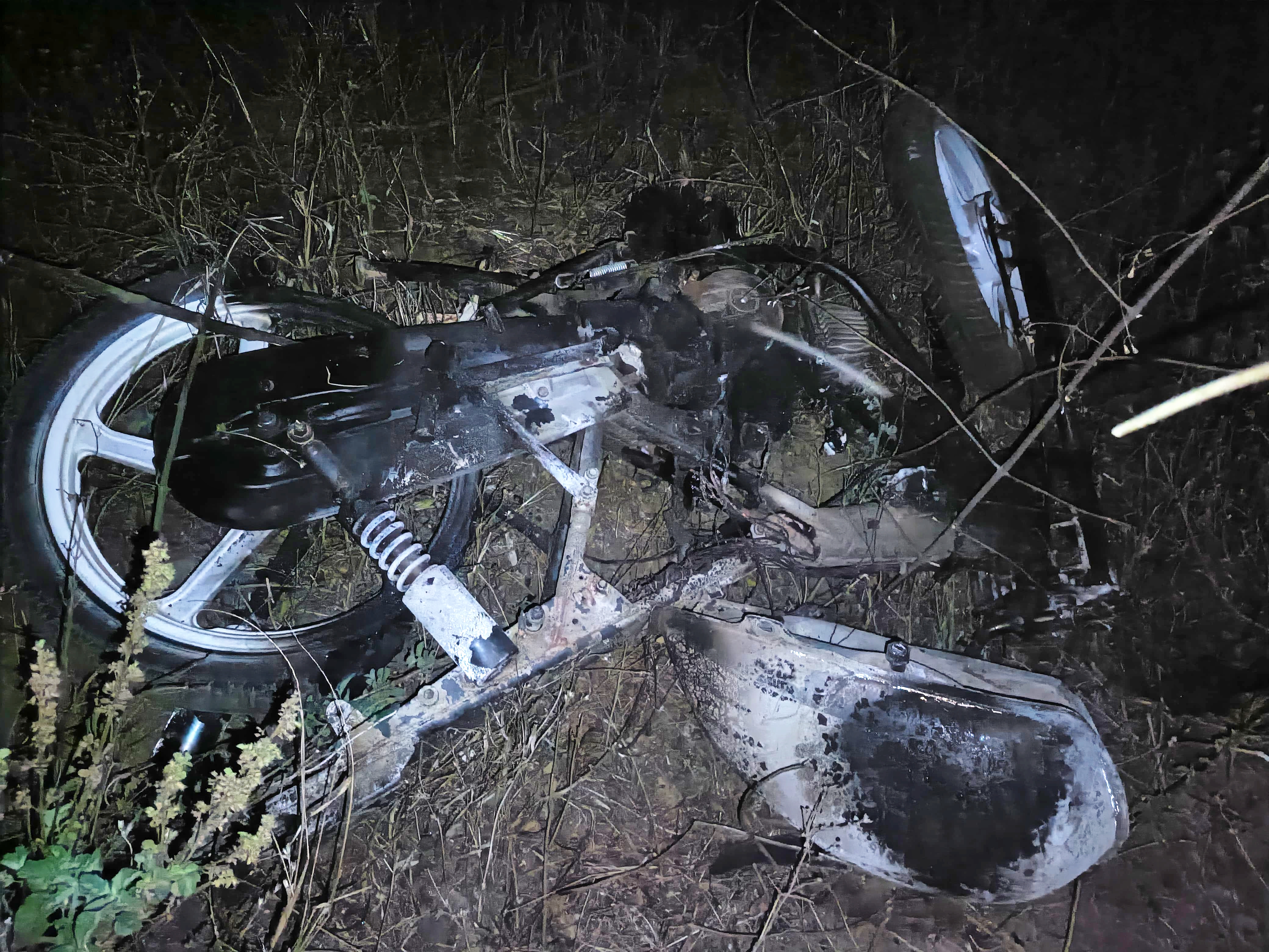 Students' bicycles burned