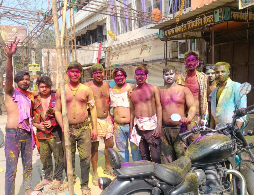 KURTA PHAD HOLI BEING CELEBRATED IN MASAURHI