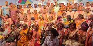 Holi Celebration in BJP Party Office Bhubaneswar, Jajpur and Angul