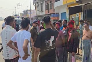 GADARPUR CAR BIKE COLLISION