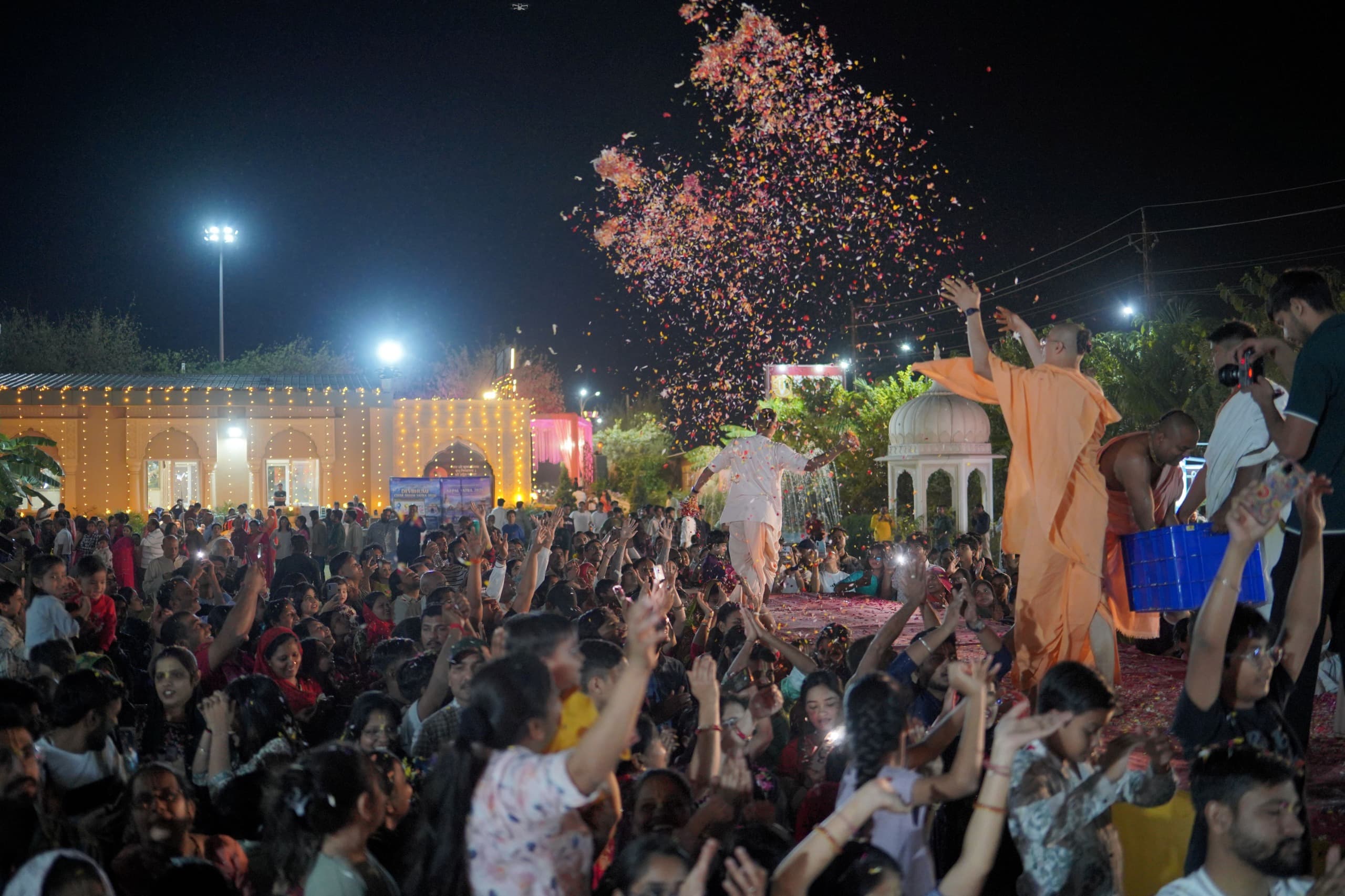 Holi in ISKCON of Kota