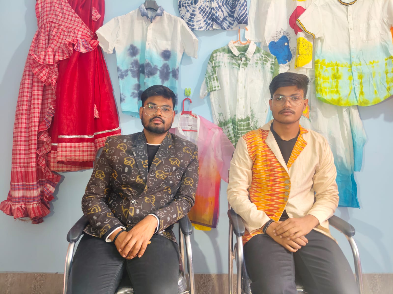 Fashion designer brothers Ansumaan Nayak and Ankit Abhishek Nayak