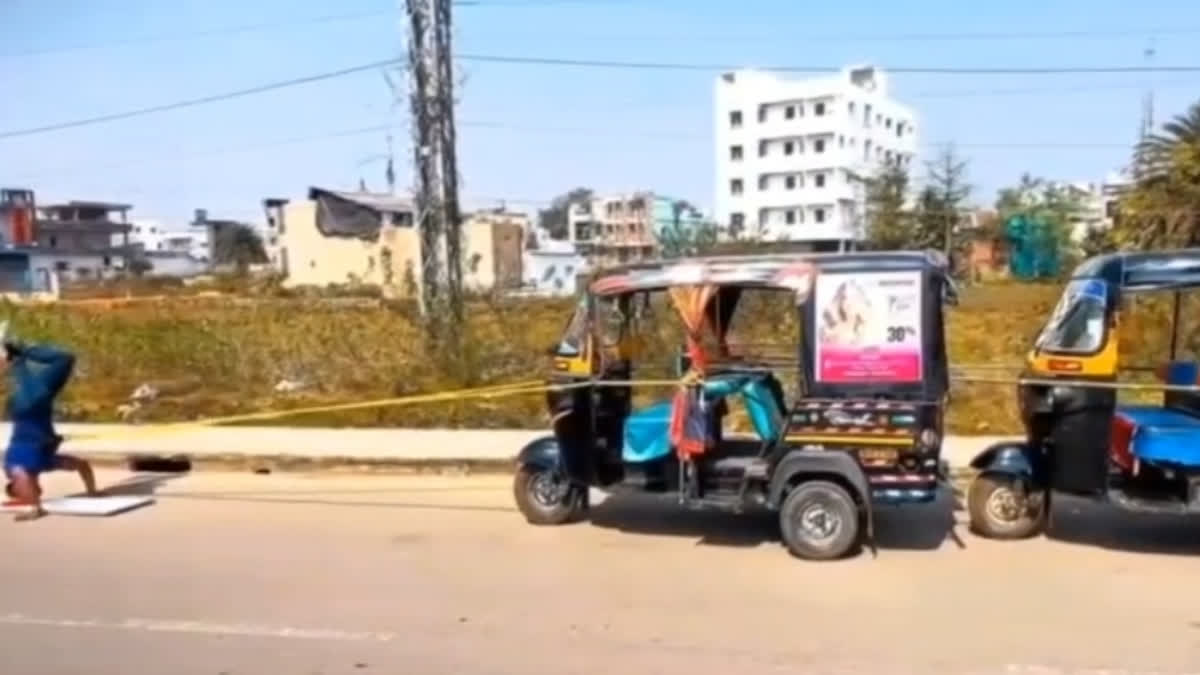 Odisha’s Simanchal Barik Pulls Two Auto Rickshaws With Head, Enters India Book Of Records