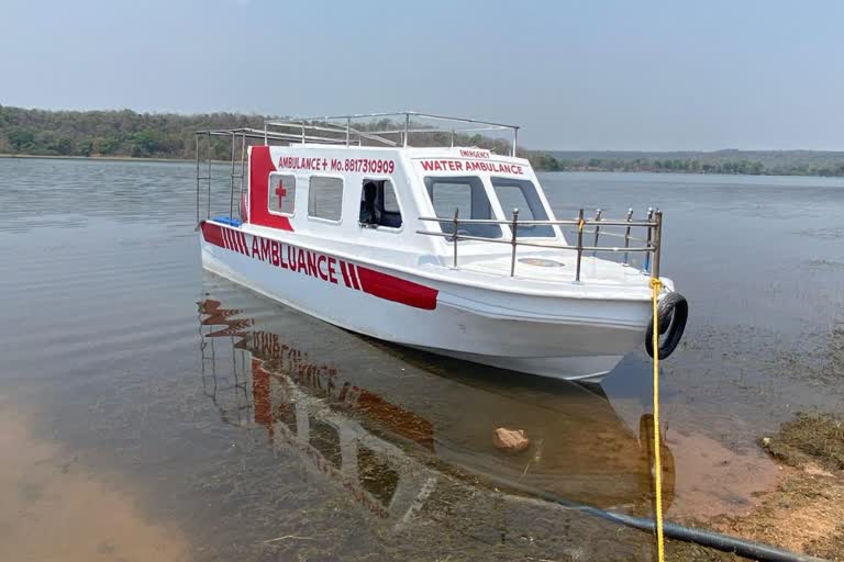 गंगरेल बांध क्षेत्र में वाटर एंबुलेंस सेवा, डुबान क्षेत्र को बड़ी राहत