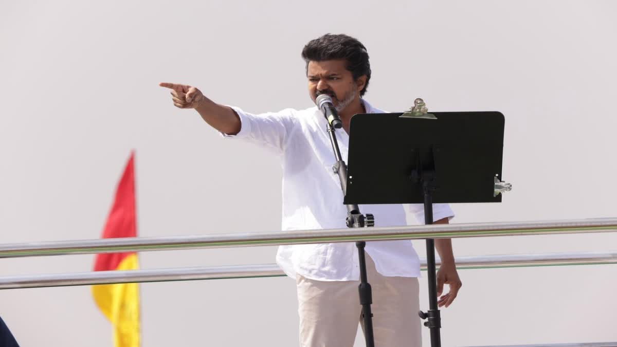 தவெக தலைவர் விஜய்