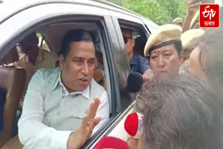 Evicted people of Silsako asked minister Jayanta Malla Baruah when they would be resettled