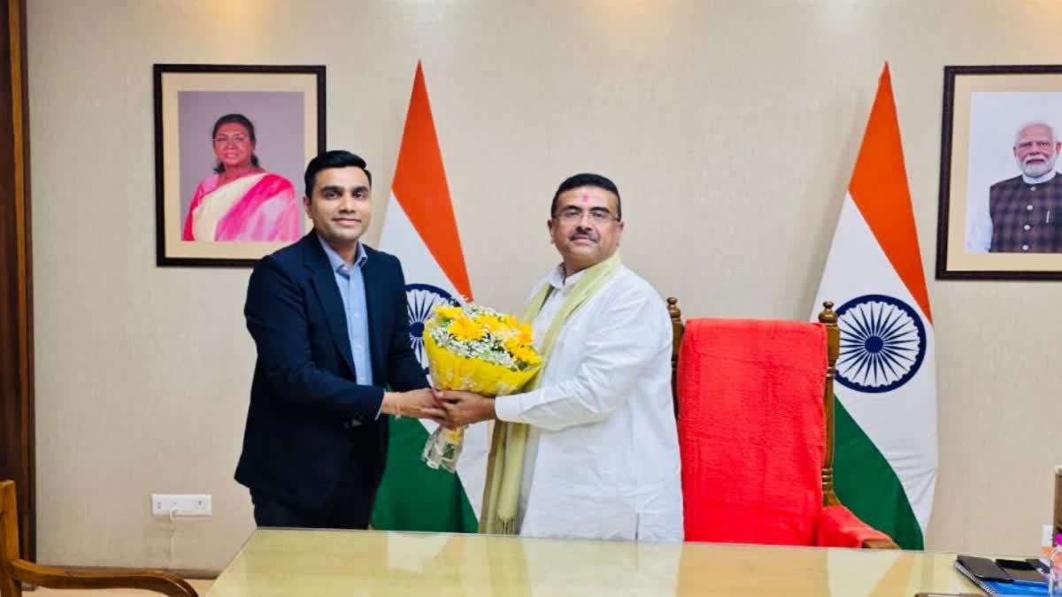 SUVENDU ADHIKARI WITH KARAN ADANI