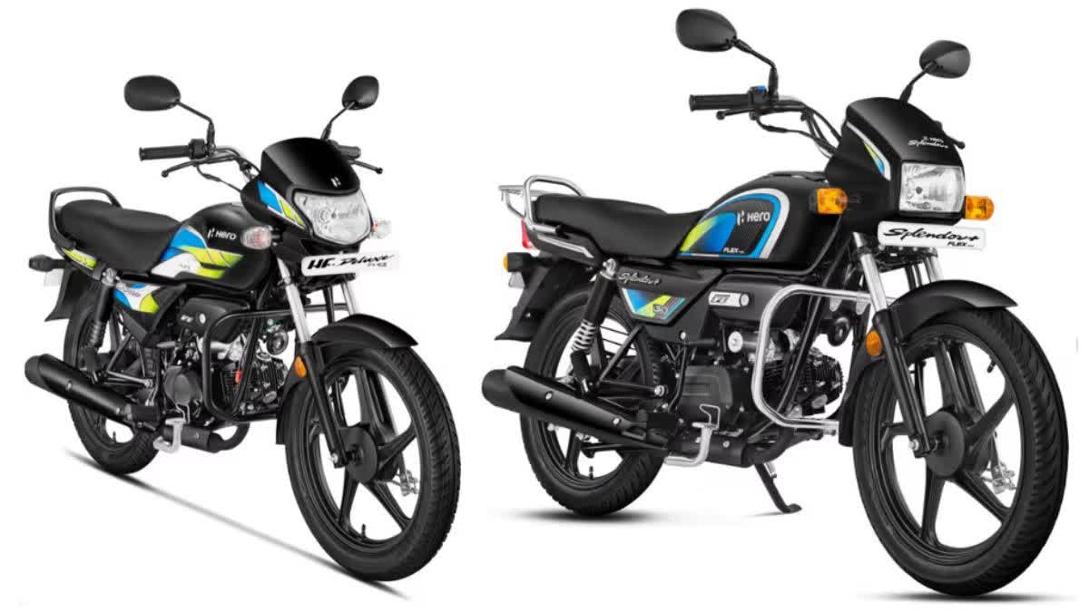 Splendor Plus Flex Fuel and HF Deluxe Flex Fuel Motorcycles
