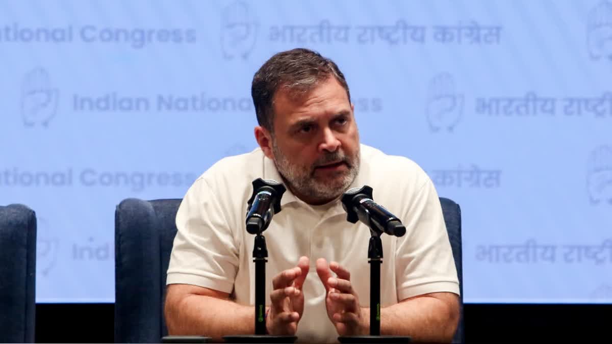 Congress leader Rahul Gandhi