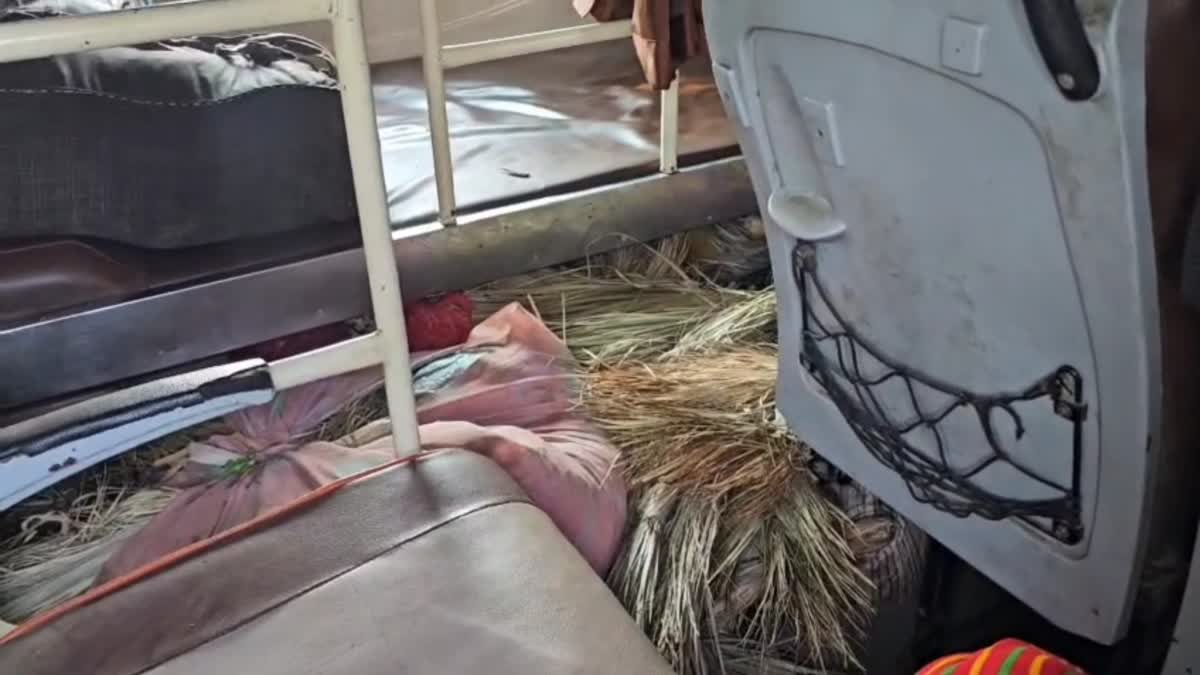 GANJA SMUGGLING PASSENGER BUS