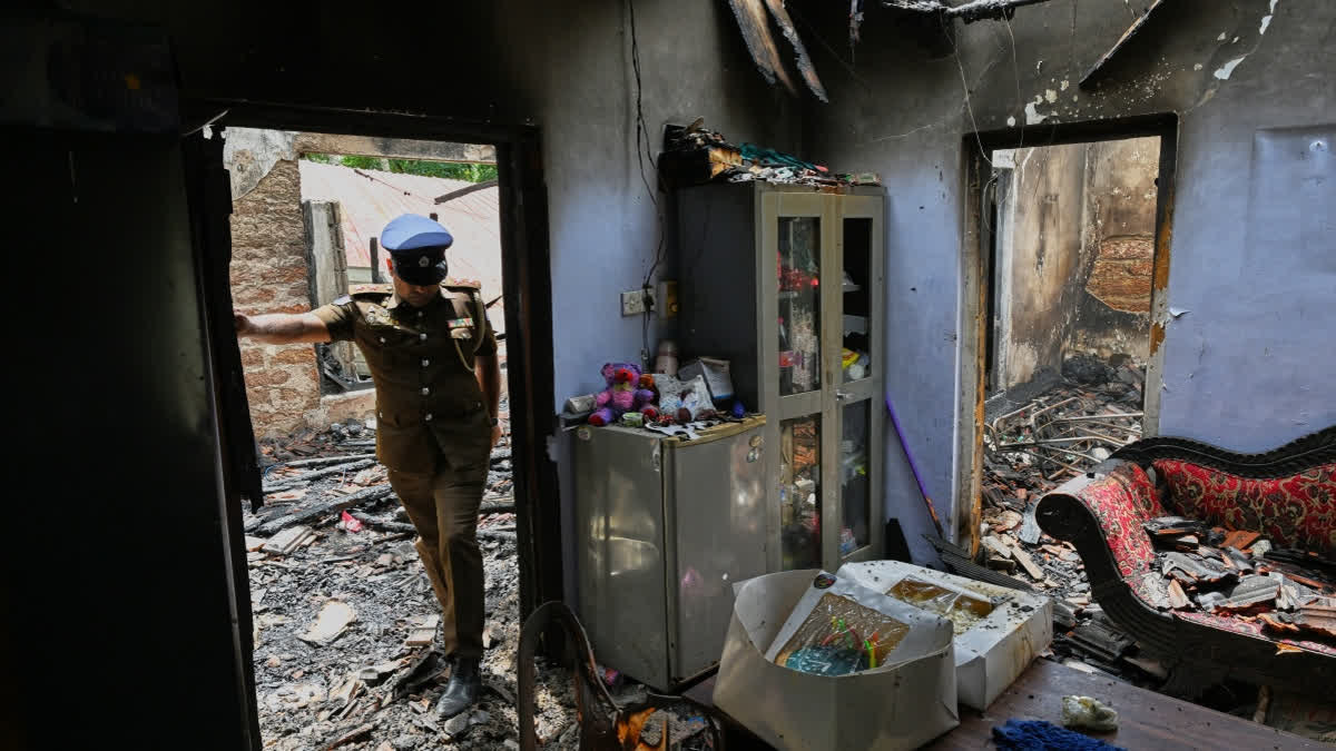 Sri Lanka fire