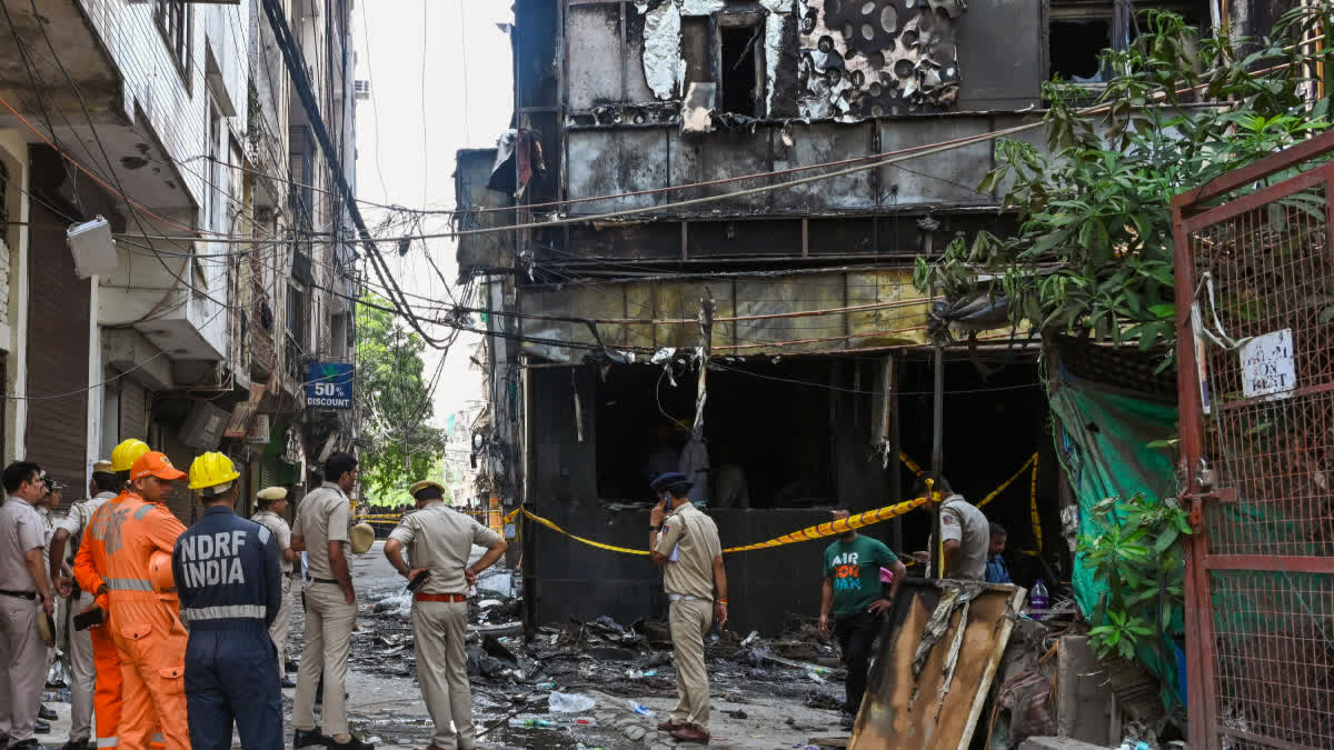 Delhi Hotel Fire