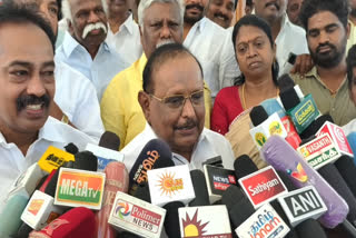 திமுக முன்னாள் அமைச்சர் ரகுபதி