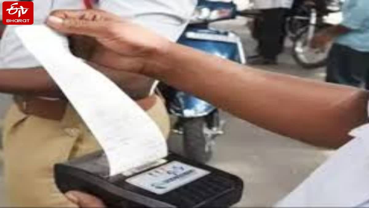 चालान पर परिवहन विभाग का एक्शन.