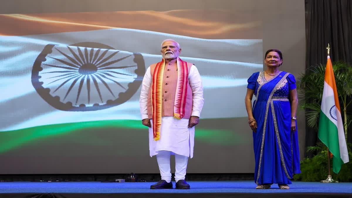 PM MODI IN TRINIDAD AND TOBAGO
