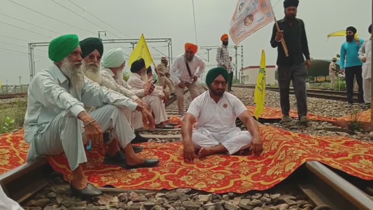 Rail Roko Andolan started in Sirhind for the release of captive Sikhs