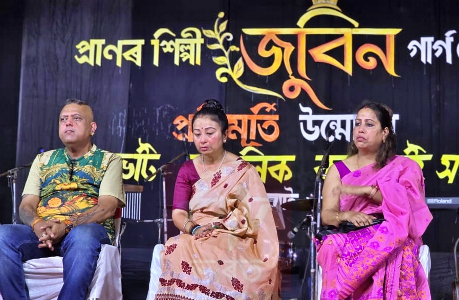 Statue of the late cultural icon Zubeen Garg