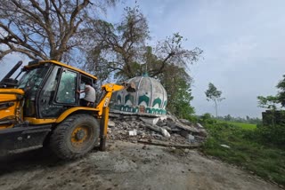 Illegal Mazaar DEMOLISHED