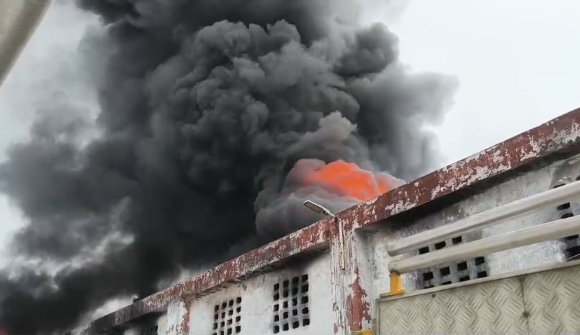 Fire at BJP leader factory