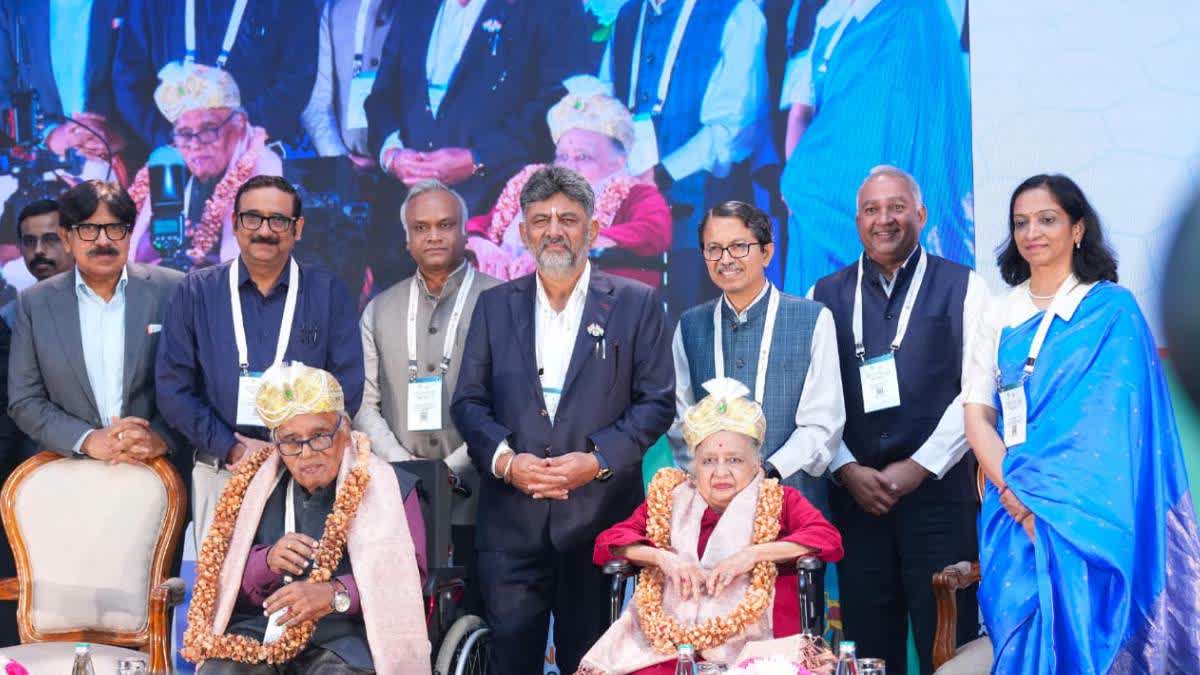 Chief Minister DK Shivakumar at the inaugural ceremony of the 14th Bengaluru INDIA NANO 2026 on Tuesday.