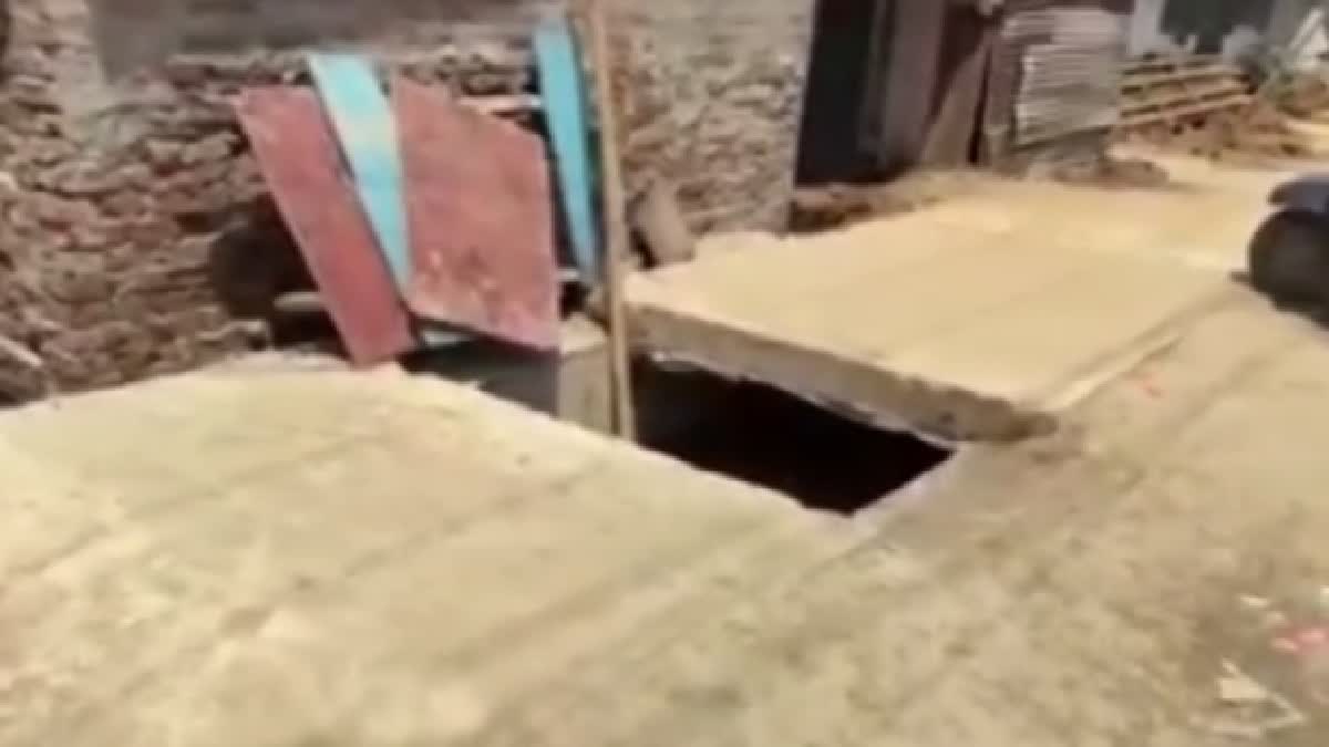 CHILD FALLS INTO MANHOLE