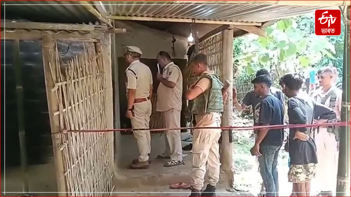 Unidentified miscreant set fire to mother and son when they sleeping in Samaguri