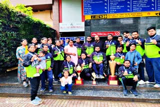 Jharkhand men and women team got silver medal in para throw ball national championship