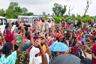 Protest of NHM workers