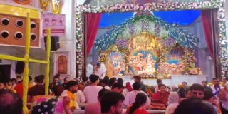 नोएडा में मंदिर में जन्माष्टमी की धूम
