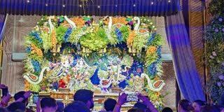 ઈસ્કોન મંદિર ખાતે શ્રી કૃષ્ણ જન્માષ્ટમીની ભવ્ય ઉજવણી