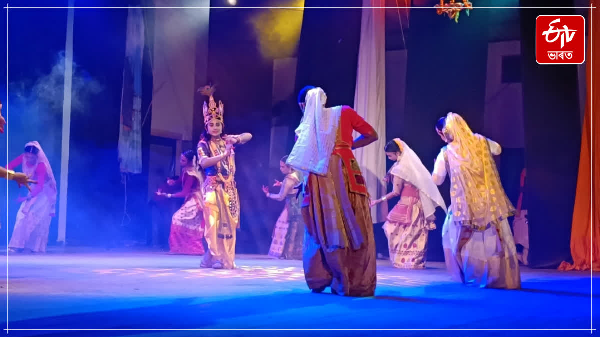 The Raas Festival of Lord Krishna began in Majuli