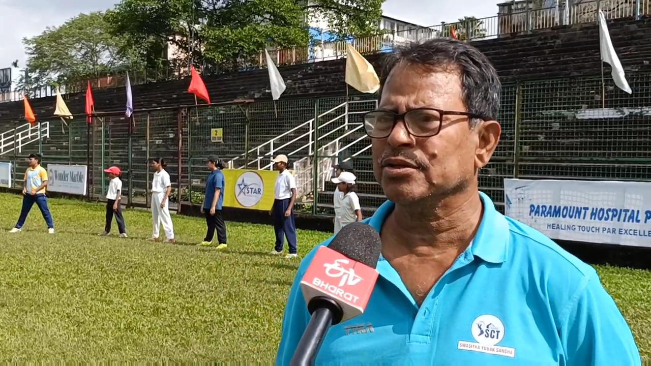 Richa's childhood coach Tapan Bhawal.