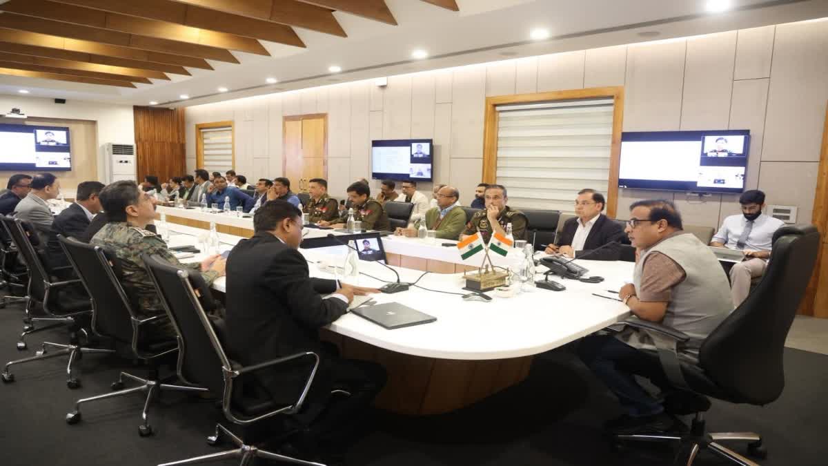 Assam CM review meeting