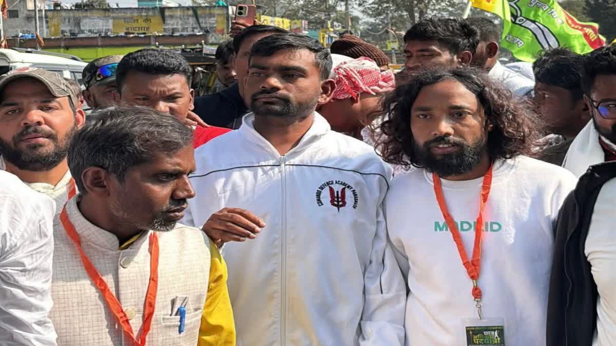 Jairam Mahato is on padayatra