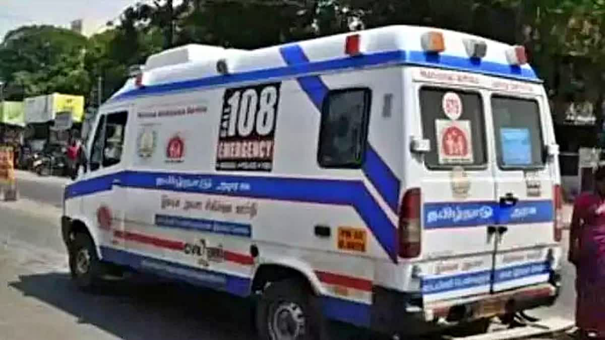 108 MRITYUNJAYA WORKERS PROTEST