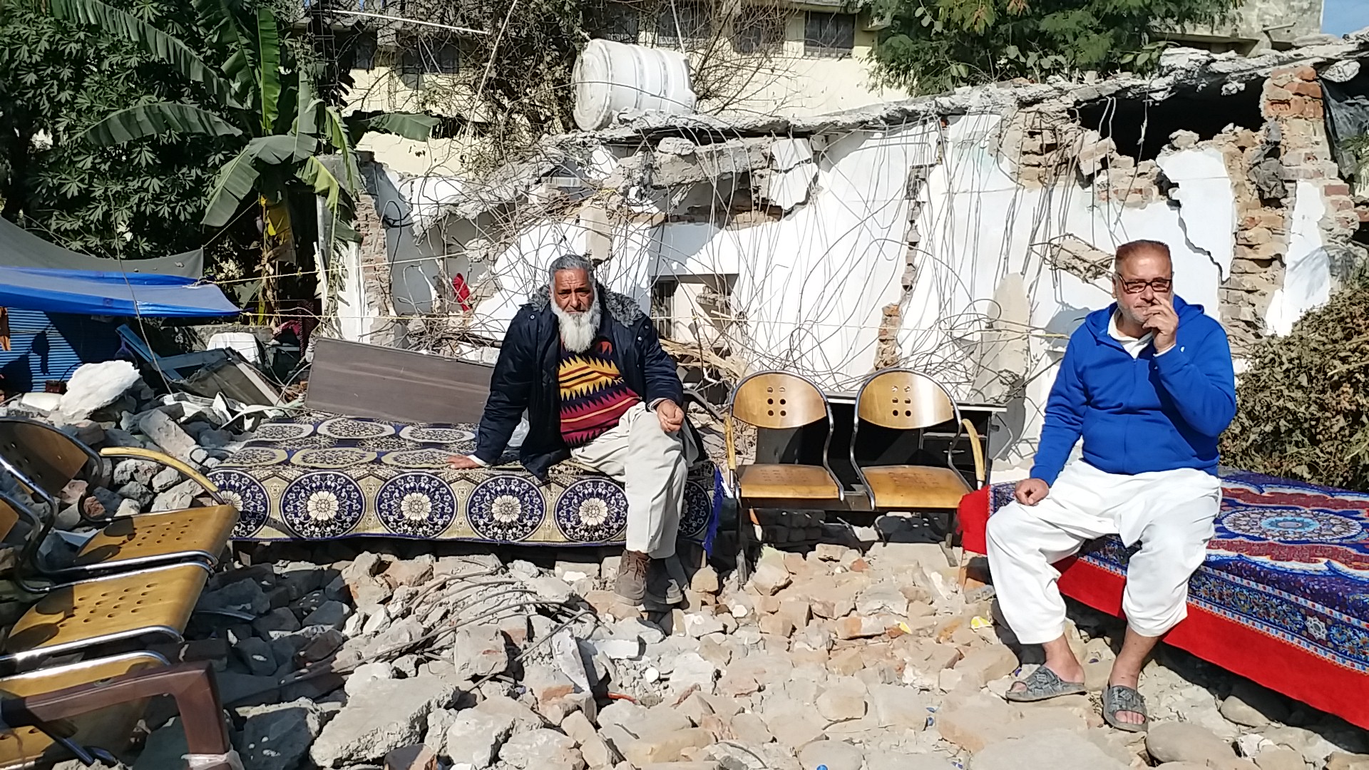صحافی ارفاز احمد ڈینگ کے والد غلام قادر ڈینگ