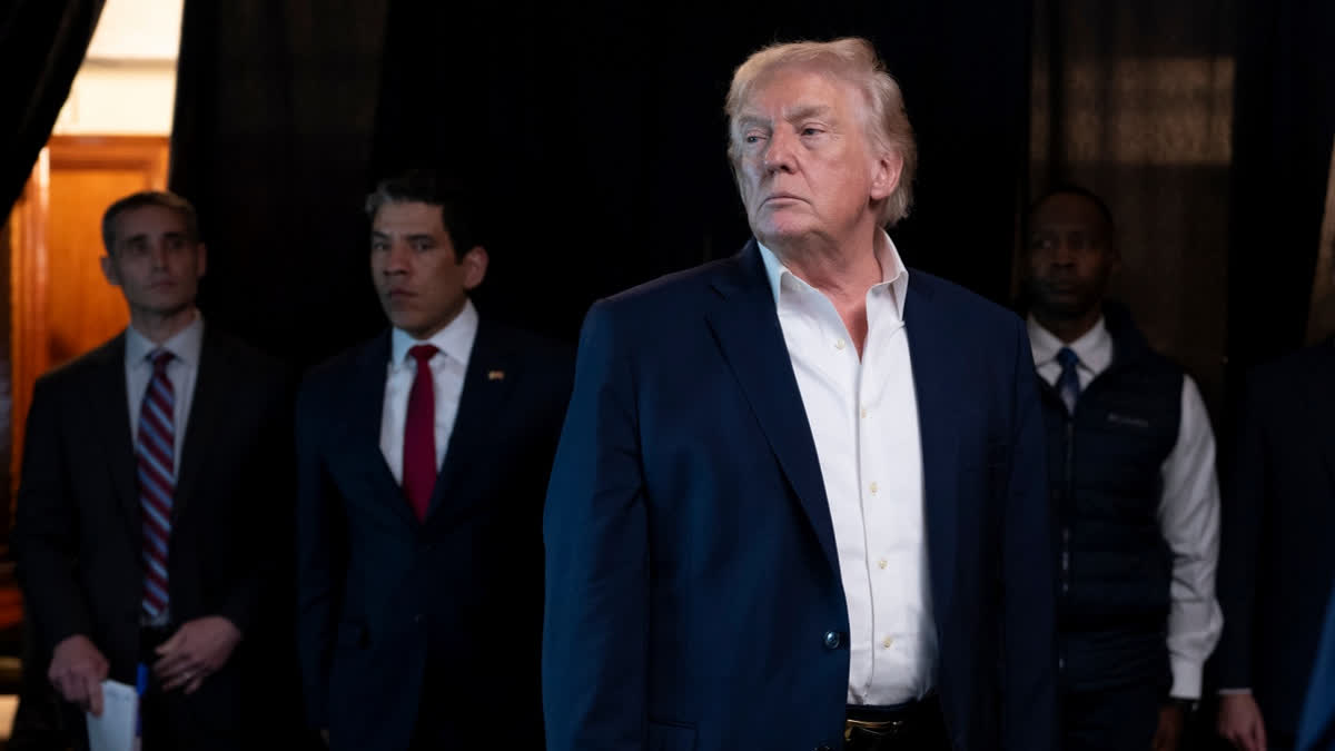 In this photo released by the White House, President Donald Trump monitors U.S. military operations in Venezuela, with CIA Director John Ratcliffe, right, at Mar-a-Lago in Palm Beach, Fla., Saturday, Jan. 3, 2026.