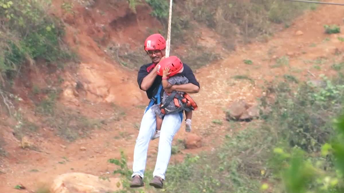 Zip Line and Jungle Safari Ride in Mulapadu City Forest